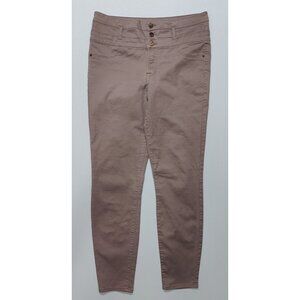 Refuge Women's Dark Dusty Pink Stretch Jeggings Size 12